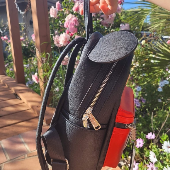 Rare EUC Disney Mickey Suit Heart Logo Loungefly - Picture 4 of 7